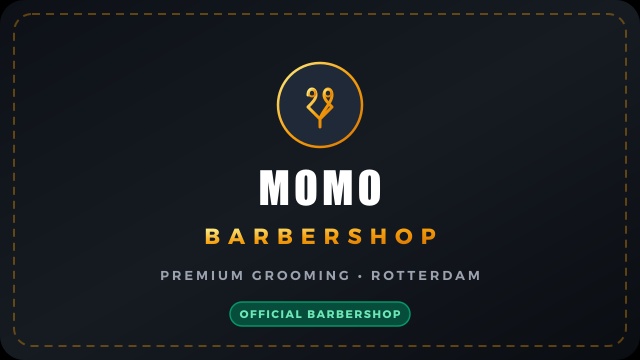 Momo Barbershop logo